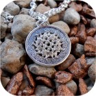 Кулон из серебра «Ярилов Квадрат Сварога» (2.7)