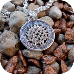 Кулон из серебра «Ярилов Квадрат Сварога» (2.7)