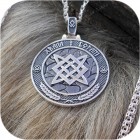 Двусторонний кулон из серебра «Хвала Богам»