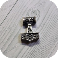Серебряный кулон «Молот Тора»
