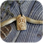 Подвеска с ликом «Чур» (кость)