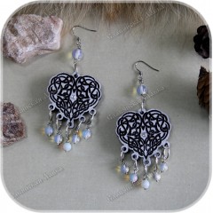 Серьги «Вязь сердца»