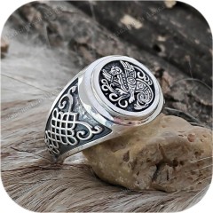 Перстень из серебра «Семаргл»