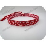 Очелье женское Роженица Лада свадебное красно-белое