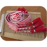 Пояс Макошь бело-красный