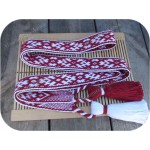 Тканый пояс Чертополох и Орепей Тканый пояс Чертополох и Орепей