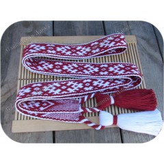 Тканый пояс Чертополох и Орепей