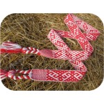 Пояс Лада-Богородица бело-красный