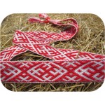 Пояс Ратиборец бело-красный Пояс Ратиборец бело-красный