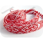 Пояс Одолень-Трава красно-белый Пояс Одолень-Трава красно-белый