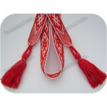 Пояс Орепей в вибрационной решётке молочно-красный Пояс Орепей в вибрационной решётке молочно-красный