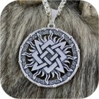 Кулон из серебра «Ярилов Квадрат Сварога» (3.5)