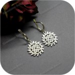 Серьги серебряные «Ярилова Звезда Лады» (застежка/швензы)
