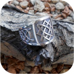 Перстень из серебра «Звезда Лады»
