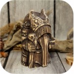 Баба-Яга - нос до пола, да в рогатой кичке