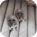 Серьги серебряные «Макошь в Луннице» с колокольчиками Серьги серебряные «Макошь в Луннице» с колокольчиками