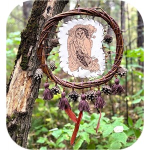 Авторский ловец снов «Сова»