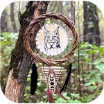 Авторский ловец снов «Рысь»