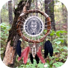 Авторский ловец снов «Волк»