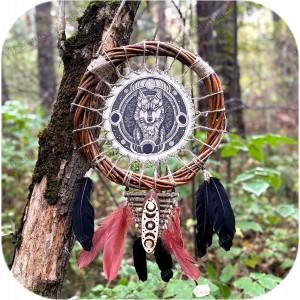 Авторский ловец снов «Волк»