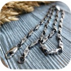 Цепь серебряная обережная с символом (на выбор), 60 см