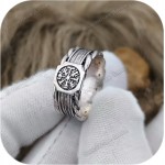 Серебряное кольцо «Вегвизир»