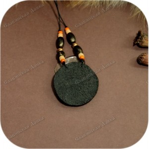 Подвеска «Ворон» (кожа)