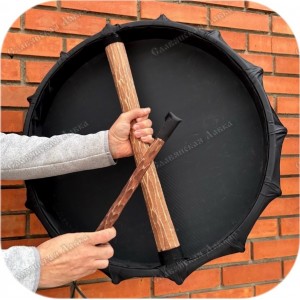 Бубен с тканевой мембраной