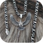 Серебряный оберег «Орёл»