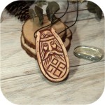 Нательный оберег с ликом Даждьбога Нательный оберег с ликом Даждьбога