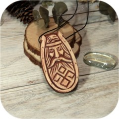 Нательный оберег с ликом Даждьбога