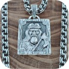 Богатырский серебряный оберег «Перун»