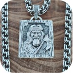 Богатырский серебряный оберег «Перун»