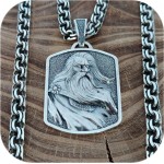 Богатырский серебряный оберег «Стрибог»