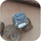 Печатка из серебра «Семаргл»