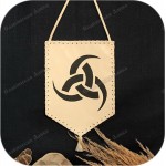 Вымпел скандинавский «Тройной рог Одина»