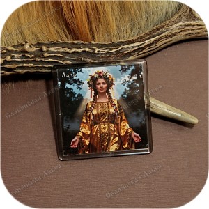 Акриловый магнит «Лада»