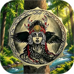 Этнический бубен «Шаманка»