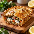 Закусочный торт с рыбой