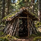 Постройка шалаша из подручных средств (видео)