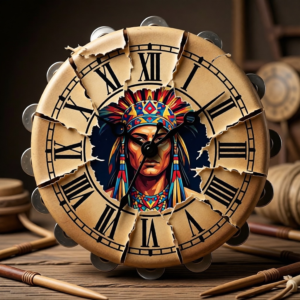 Порванный бубен