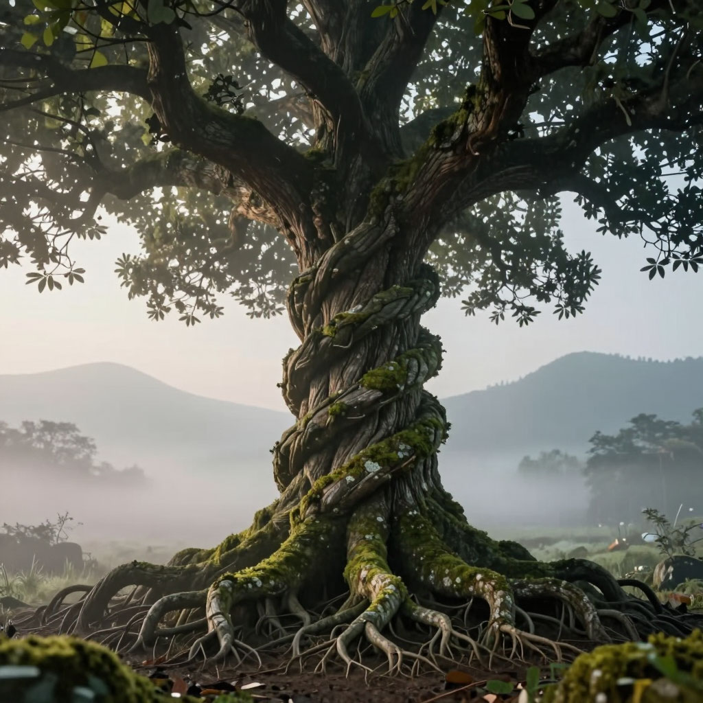 Мировое дерево как Явь, Правь, Навь