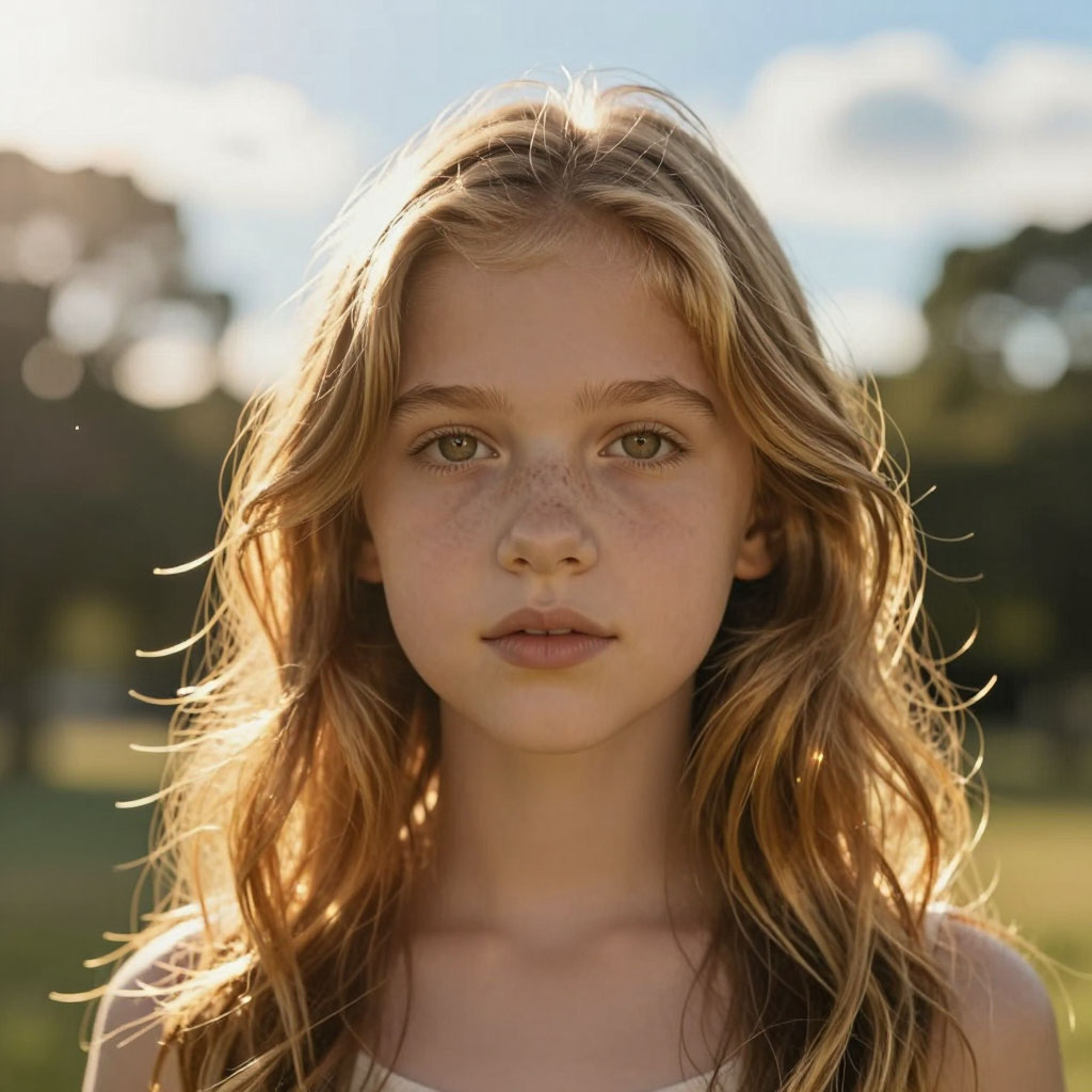 Девушка и солнце