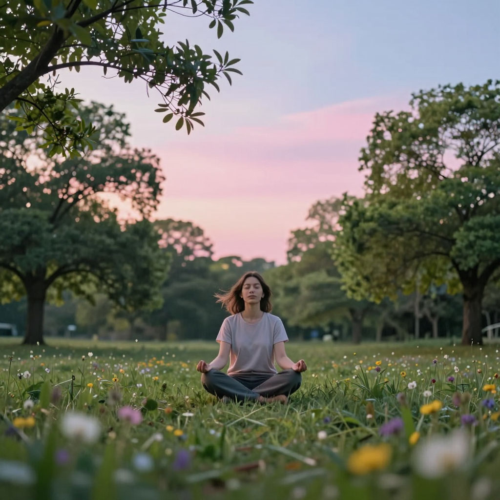 Медитирующий человек