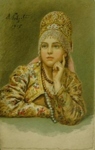 Кокошник. Пример исполнения. 